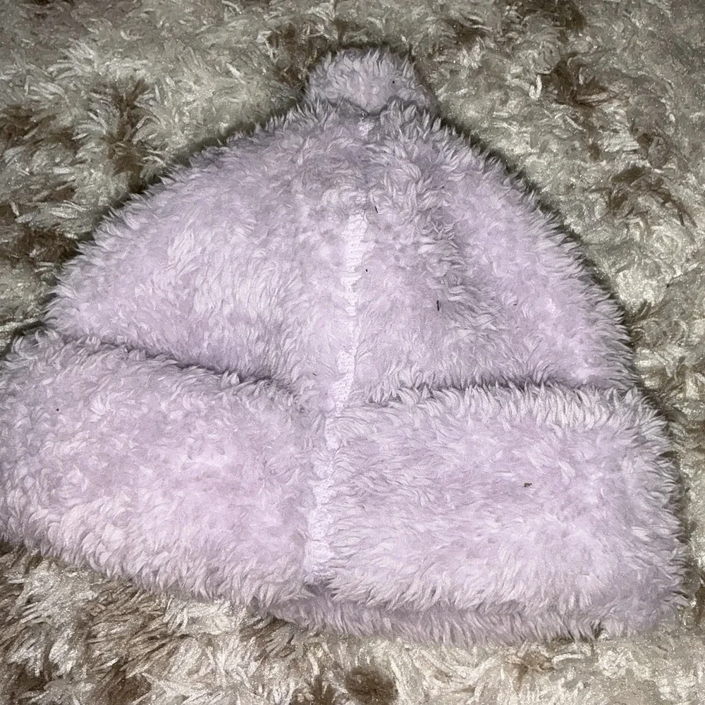 The North Face Girls Osito Hat Winter Kids Youth Purple Lavender Size small
